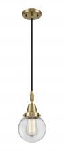 Innovations Lighting 447-1P-AB-G202-6 - Beacon - 1 Light - 6 inch - Antique Brass - Mini Pendant