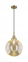 Innovations Lighting 447-1P-AB-G208-12 - Beacon - 1 Light - 12 inch - Antique Brass - Mini Pendant
