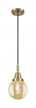 Innovations Lighting 447-1P-AB-G208-6 - Beacon - 1 Light - 6 inch - Antique Brass - Mini Pendant