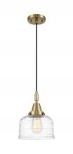 Innovations Lighting 447-1P-AB-G713 - Bell - 1 Light - 8 inch - Antique Brass - Mini Pendant