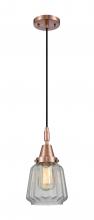 Innovations Lighting 447-1P-AC-G142 - Chatham - 1 Light - 7 inch - Antique Copper - Mini Pendant