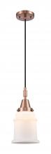 Innovations Lighting 447-1P-AC-G181 - Canton - 1 Light - 7 inch - Antique Copper - Mini Pendant