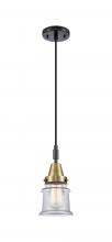 Innovations Lighting 447-1P-BAB-G182S - Canton - 1 Light - 7 inch - Black Antique Brass - Mini Pendant