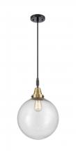 Innovations Lighting 447-1P-BAB-G204-12 - Beacon - 1 Light - 12 inch - Black Antique Brass - Mini Pendant