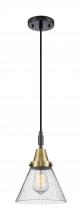 Innovations Lighting 447-1P-BAB-G44 - Cone - 1 Light - 8 inch - Black Antique Brass - Mini Pendant