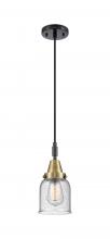 Innovations Lighting 447-1P-BAB-G54 - Bell - 1 Light - 5 inch - Black Antique Brass - Mini Pendant