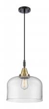 Innovations Lighting 447-1P-BAB-G72-L - Bell - 1 Light - 12 inch - Black Antique Brass - Mini Pendant