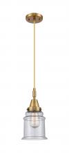 Innovations Lighting 447-1P-BB-G184 - Canton - 1 Light - 7 inch - Brushed Brass - Mini Pendant