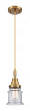 Innovations Lighting 447-1P-BB-G184S - Canton - 1 Light - 7 inch - Brushed Brass - Mini Pendant