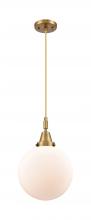 Innovations Lighting 447-1P-BB-G201-10 - Beacon - 1 Light - 10 inch - Brushed Brass - Mini Pendant