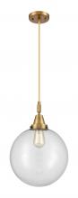 Innovations Lighting 447-1P-BB-G202-12 - Beacon - 1 Light - 12 inch - Brushed Brass - Mini Pendant