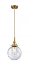 Innovations Lighting 447-1P-BB-G204-8 - Beacon - 1 Light - 8 inch - Brushed Brass - Mini Pendant