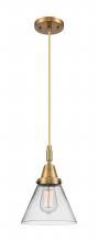 Innovations Lighting 447-1P-BB-G42 - Cone - 1 Light - 8 inch - Brushed Brass - Mini Pendant