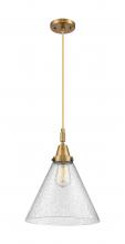Innovations Lighting 447-1P-BB-G44-L - Cone - 1 Light - 12 inch - Brushed Brass - Mini Pendant