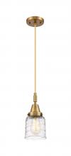 Innovations Lighting 447-1P-BB-G513 - Bell - 1 Light - 5 inch - Brushed Brass - Mini Pendant