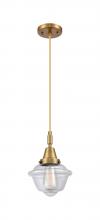 Innovations Lighting 447-1P-BB-G532 - Oxford - 1 Light - 8 inch - Brushed Brass - Mini Pendant