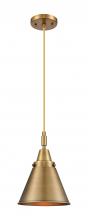 Innovations Lighting 447-1P-BB-M13-BB - Appalachian - 1 Light - 8 inch - Brushed Brass - Mini Pendant