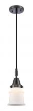 Innovations Lighting 447-1P-BK-G181S - Canton - 1 Light - 7 inch - Matte Black - Mini Pendant