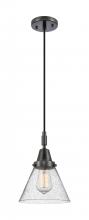 Innovations Lighting 447-1P-BK-G44 - Cone - 1 Light - 8 inch - Matte Black - Mini Pendant