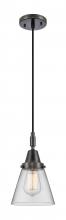 Innovations Lighting 447-1P-BK-G62 - Cone - 1 Light - 6 inch - Matte Black - Mini Pendant