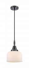 Innovations Lighting 447-1P-BK-G71 - Bell - 1 Light - 8 inch - Matte Black - Mini Pendant