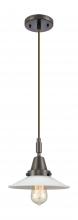 Innovations Lighting 447-1P-OB-G1 - Halophane - 1 Light - 9 inch - Oil Rubbed Bronze - Mini Pendant