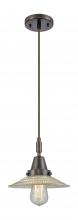 Innovations Lighting 447-1P-OB-G2 - Halophane - 1 Light - 9 inch - Oil Rubbed Bronze - Mini Pendant