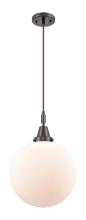 Innovations Lighting 447-1P-OB-G201-12 - Beacon - 1 Light - 12 inch - Oil Rubbed Bronze - Mini Pendant