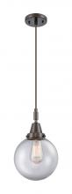 Innovations Lighting 447-1P-OB-G202-8 - Beacon - 1 Light - 8 inch - Oil Rubbed Bronze - Mini Pendant