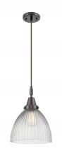Innovations Lighting 447-1P-OB-G222 - Seneca Falls - 1 Light - 10 inch - Oil Rubbed Bronze - Mini Pendant