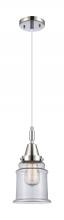 Innovations Lighting 447-1P-PC-G182 - Canton - 1 Light - 7 inch - Polished Chrome - Mini Pendant