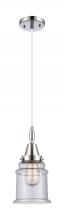 Innovations Lighting 447-1P-PC-G184 - Canton - 1 Light - 7 inch - Polished Chrome - Mini Pendant
