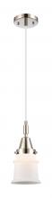 Innovations Lighting 447-1P-PN-G181S - Canton - 1 Light - 7 inch - Polished Nickel - Mini Pendant