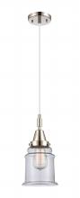 Innovations Lighting 447-1P-PN-G182 - Canton - 1 Light - 7 inch - Polished Nickel - Mini Pendant
