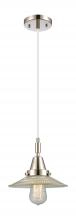 Innovations Lighting 447-1P-PN-G2 - Halophane - 1 Light - 9 inch - Polished Nickel - Mini Pendant