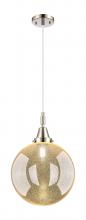 Innovations Lighting 447-1P-PN-G208-12 - Beacon - 1 Light - 12 inch - Polished Nickel - Mini Pendant
