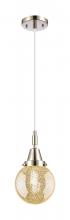 Innovations Lighting 447-1P-PN-G208-6 - Beacon - 1 Light - 6 inch - Polished Nickel - Mini Pendant