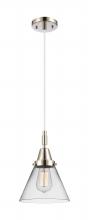 Innovations Lighting 447-1P-PN-G42 - Cone - 1 Light - 8 inch - Polished Nickel - Mini Pendant