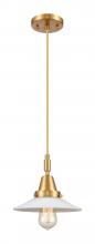 Innovations Lighting 447-1P-SG-G1 - Halophane - 1 Light - 9 inch - Satin Gold - Mini Pendant