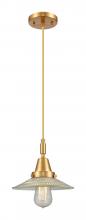 Innovations Lighting 447-1P-SG-G2 - Halophane - 1 Light - 9 inch - Satin Gold - Mini Pendant