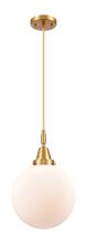 Innovations Lighting 447-1P-SG-G201-10 - Beacon - 1 Light - 10 inch - Satin Gold - Mini Pendant