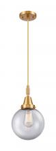 Innovations Lighting 447-1P-SG-G202-8 - Beacon - 1 Light - 8 inch - Satin Gold - Mini Pendant