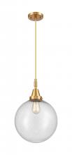 Innovations Lighting 447-1P-SG-G204-12 - Beacon - 1 Light - 12 inch - Satin Gold - Mini Pendant