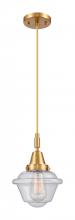 Innovations Lighting 447-1P-SG-G534 - Oxford - 1 Light - 8 inch - Satin Gold - Mini Pendant