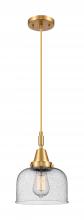 Innovations Lighting 447-1P-SG-G74 - Bell - 1 Light - 8 inch - Satin Gold - Mini Pendant