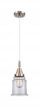 Innovations Lighting 447-1P-SN-G182 - Canton - 1 Light - 7 inch - Brushed Satin Nickel - Mini Pendant