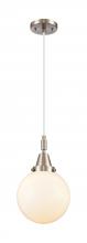 Innovations Lighting 447-1P-SN-G201-8 - Beacon - 1 Light - 8 inch - Brushed Satin Nickel - Mini Pendant