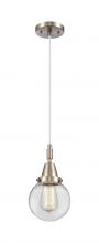 Innovations Lighting 447-1P-SN-G202-6 - Beacon - 1 Light - 6 inch - Brushed Satin Nickel - Mini Pendant