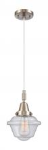 Innovations Lighting 447-1P-SN-G534 - Oxford - 1 Light - 8 inch - Brushed Satin Nickel - Mini Pendant