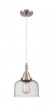 Innovations Lighting 447-1P-SN-G74 - Bell - 1 Light - 8 inch - Brushed Satin Nickel - Mini Pendant